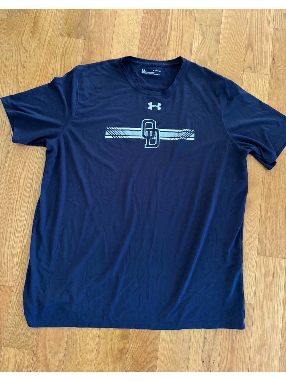 Old Dominion University Under Armour Navy Short Sleeve Graphic Logo Tee